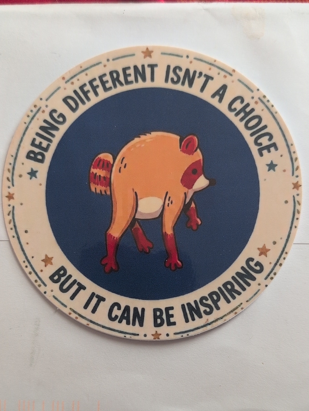 Make A Statement - Inspirational "Jimothy" Sticker